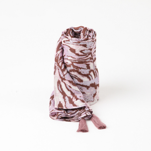 Pañuelo Estampado Ranchi Morado Tatienne