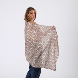 Pañuelo Estampado Juan Beige Humana