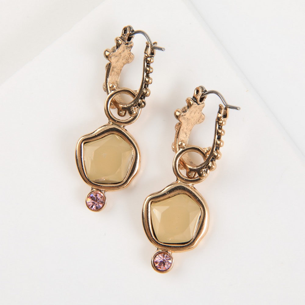 Aros Argollas Zuri Dorado Humana