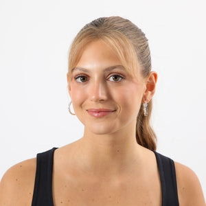 Aros Argolla Ariana Plateado Tatienne