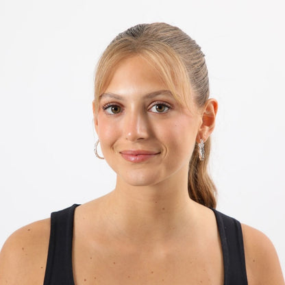 Aros Argolla Ariana Plateado Tatienne