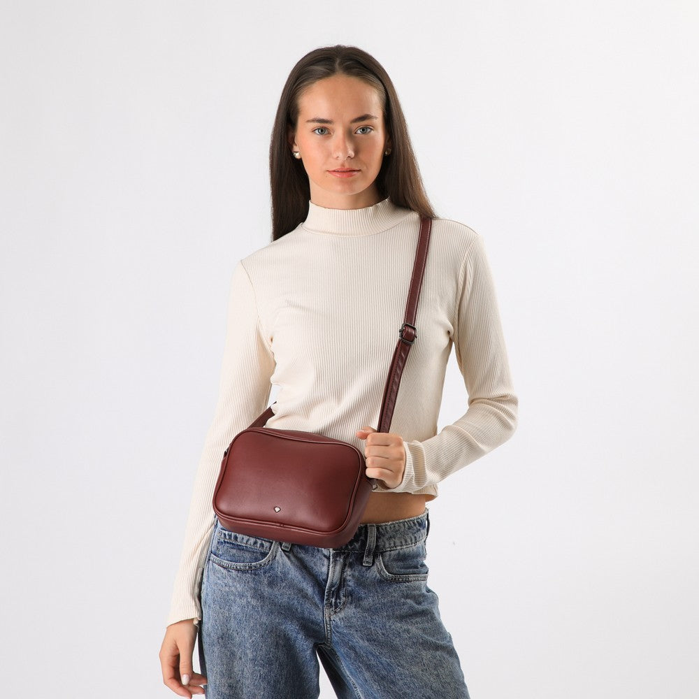 Cartera Cruzada Comte Burdeo I-D