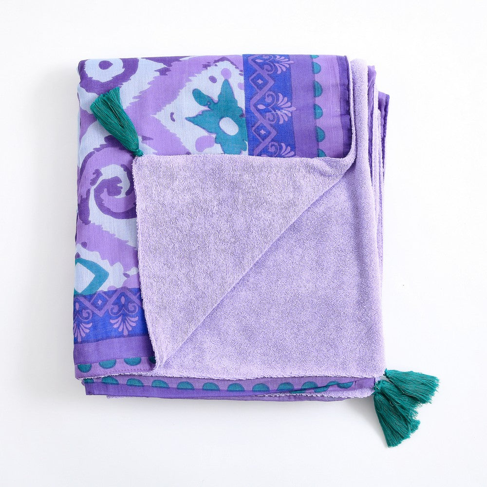 Toalla Reversible Vito Purple Tatienne