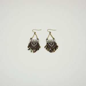 Aros Largos Dorados Modern Craft Grecia Tatienne