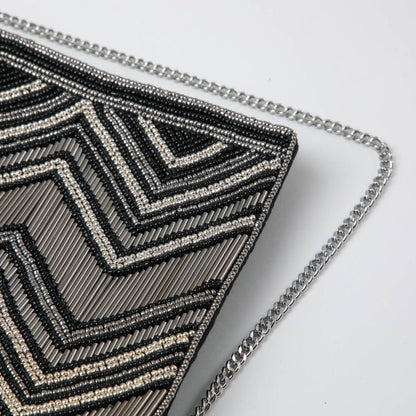 Clutch Cannes Plateado Humana