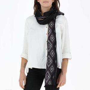 Pañuelo Estampado Carpet negro Humana
