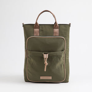 Mochila Computador Belén Nylon Verde Humana