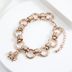 Pulsera Cadena Bug Dorado Tatienne