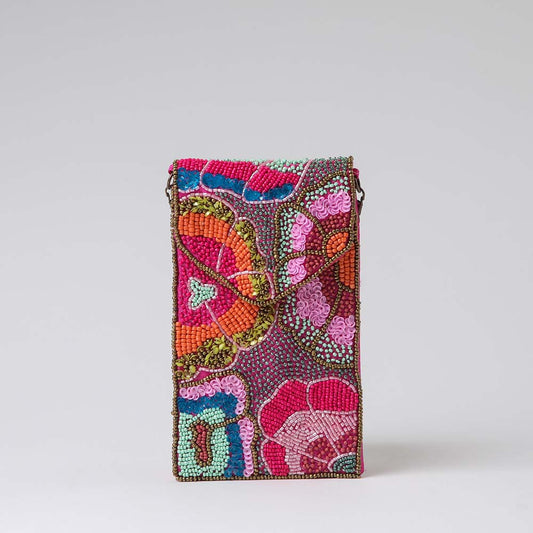 Cartera Mini Bag Mosaic Fucsia Humana