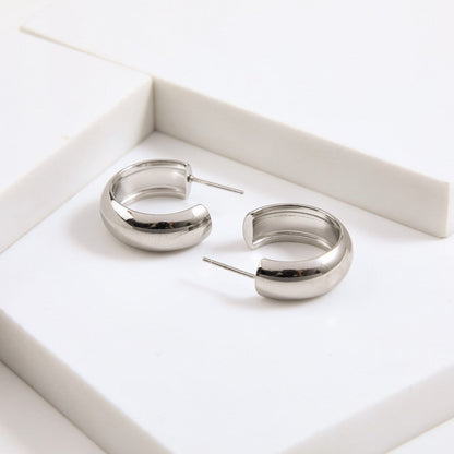 Aros Argollas Will Plateado Humana