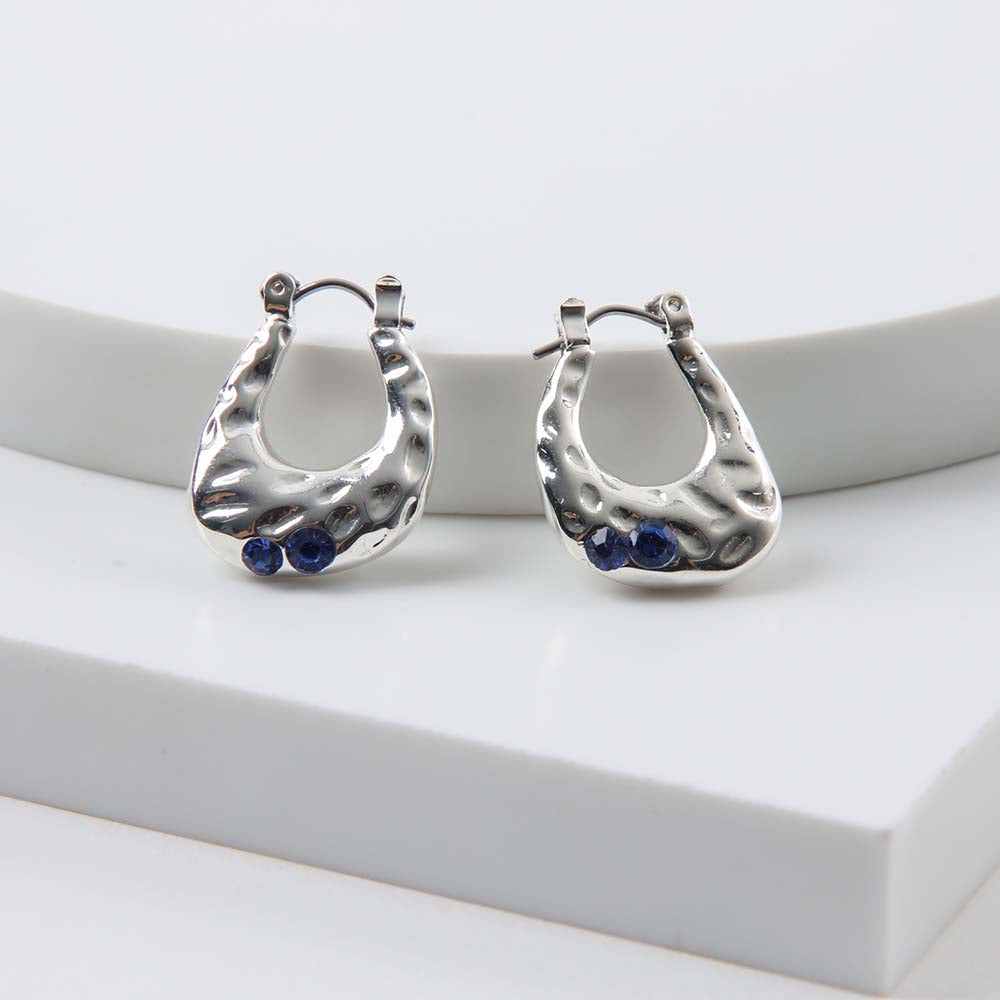 Aros Argolla Clémentine Plateado Tatienne