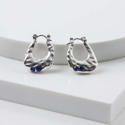 Aros Argolla Clémentine Plateado Tatienne