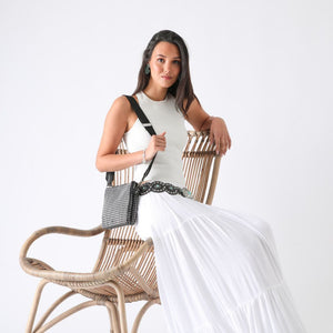 Cartera Bandolera Rena Negro Humana