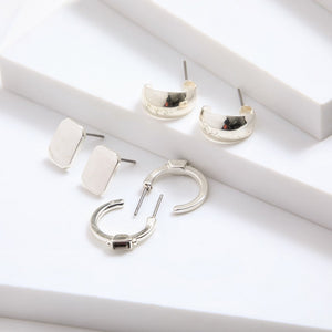 Set De Aros Aime Silver Tatienne