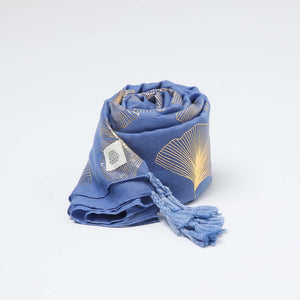 Pañuelo Liso Cáeres Azul Humana