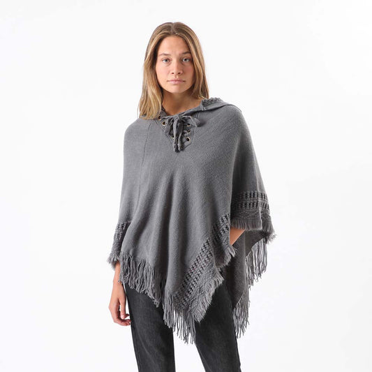 Poncho Ojetillos Gris i-D