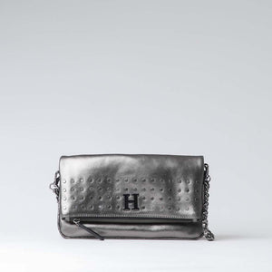 Cartera Cruzada Folded Silver Humana