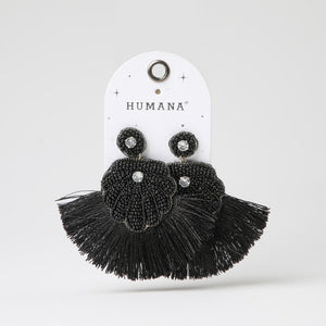 Aros Largo Lorca Negro Humana