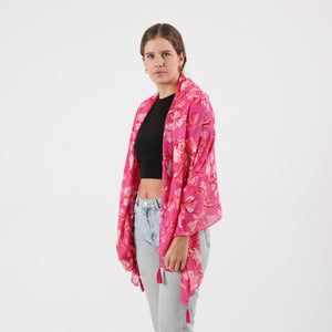 Pañuelo Estampado Cala Rosado Humana