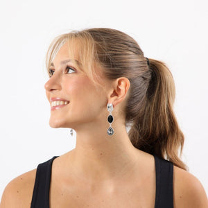 Aros Largo Queen Negro Tatienne