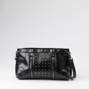 Cartera Bandolera Ecocuero Ceci Negro Humana