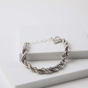 Pulsera Blanda Reed Plateado Humana