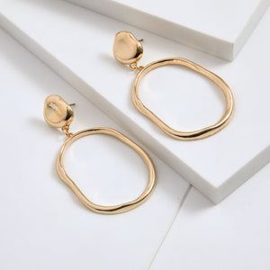 Aros Largos Lina Dorado I-D