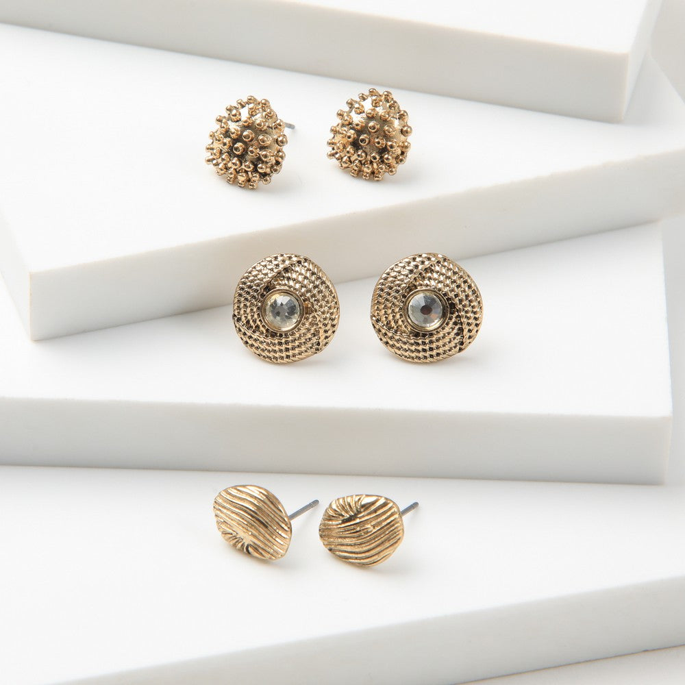 Set De Aros Kumi Dorado Tatienne