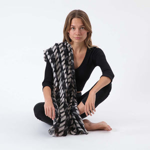 Pañuelo Estampado Sort Negro i-D