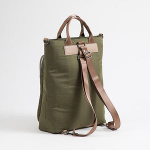 Mochila Computador Belén Nylon Verde Humana