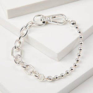 Pulsera Blanda Especial Chain 3 Plateado i-D