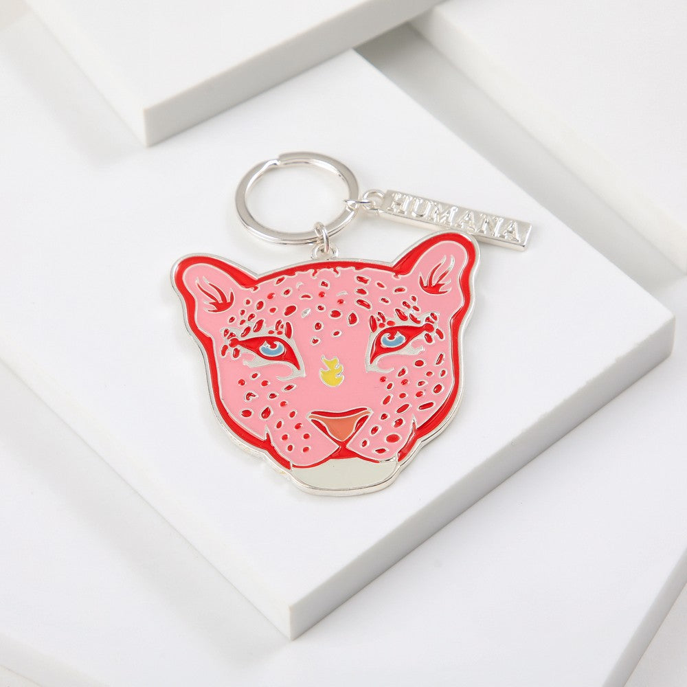 Llavero Cheetah Rosado Humana