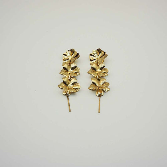 Aros largos Primavera Dorados Tatienne