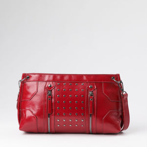 Cartera Bandolera Ecocuero Ceci Rojo Humana