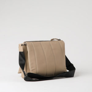 Cartera Cruzada Cunit Beige Humana