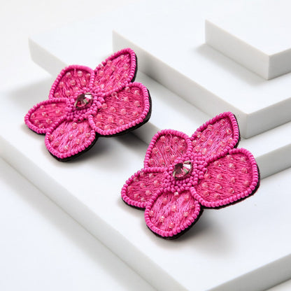 Aros Pegados Calí Fucsia Humana