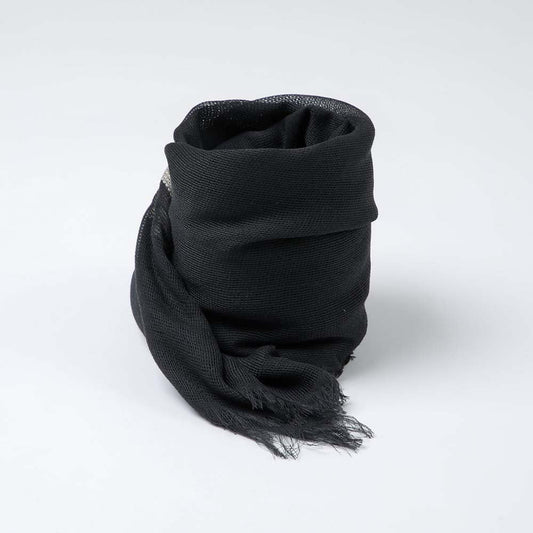 Pañuelo Liso Linea Negro Humana