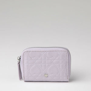 Billetera chica Girona Ecocuero lila ID