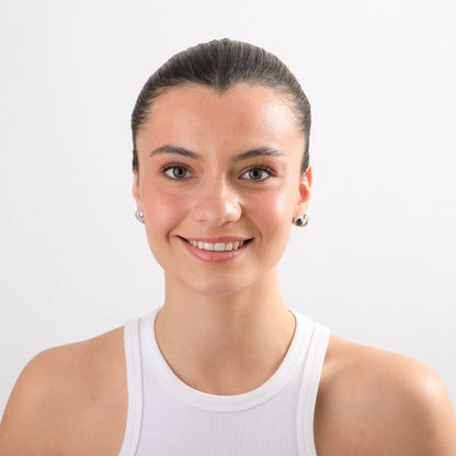 Set De Aros Hilda Plateado I-D