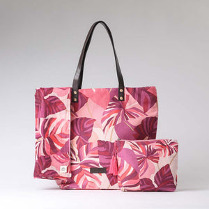 Set Playa Floral Rosado Humana