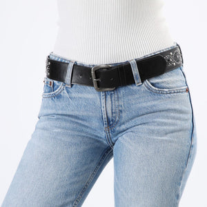 Cinturón Calados Negro Humana