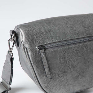 Cartera Cruzada Alondra Plateada Humana