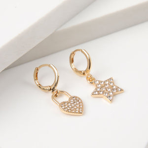 Aros Argolla Vacay Charms 18 Dorado i-D