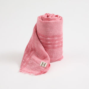 Pañuelo Liso Hiram Lineas Rosado Humana