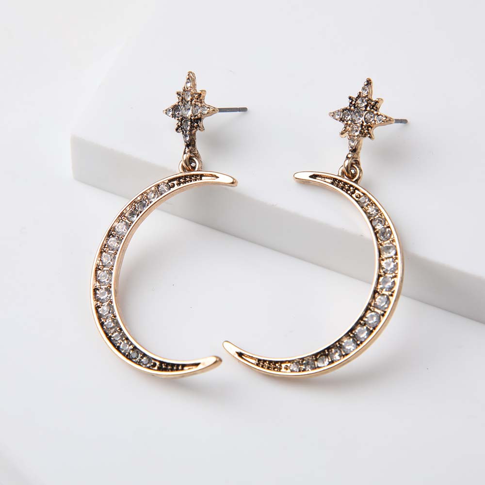 Aros Largo Ginkgo Dorado Humana