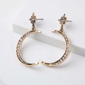 Aros Largo Ginkgo Dorado Humana