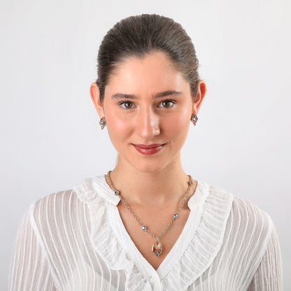 Set De Collar Eira Dorado Tatienne