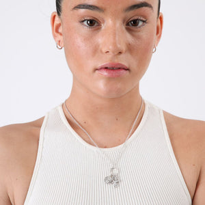 Collar Ronnie Plateado ID