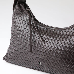 Cartera Bandolera Iris Ecocuero Café Humana