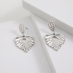 Aros Mediano Naty Plateado Humana